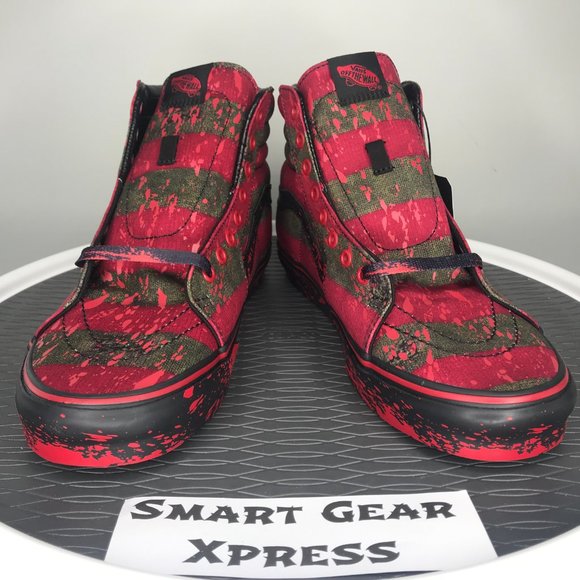VANS x Nightmare on Elmstreet Sk8-Hi Horror Freddy Krueger Edition Sneakers - Picture 2 of 7